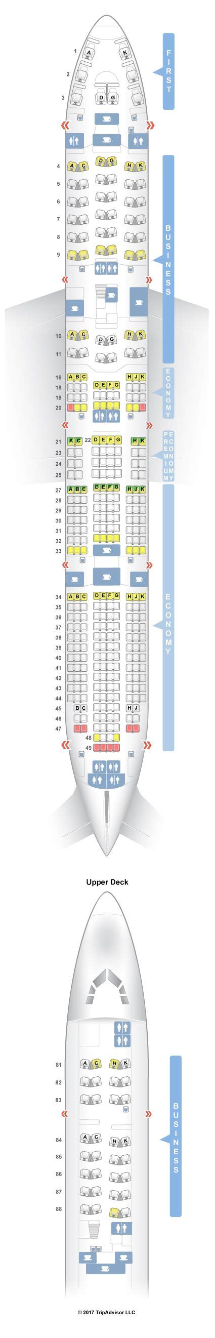 Boeing 747 Lufthansa Seating