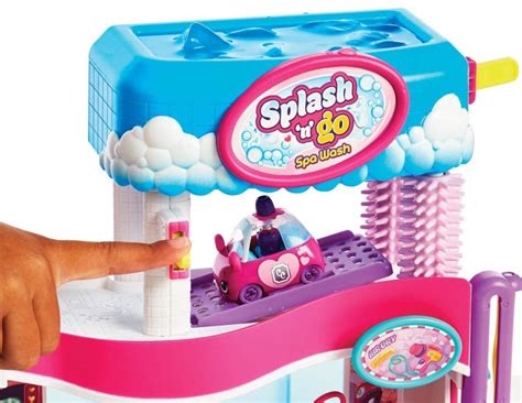 Shopkins Cutie Cars Splash 'n' Go Spa Wash Playset - SoKids