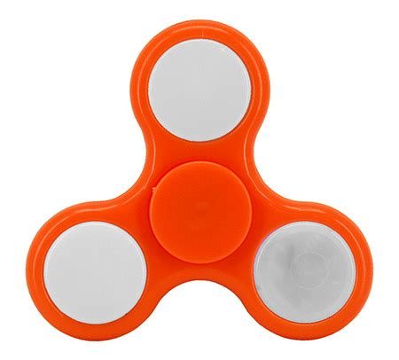 Light-Up Fidget Spinner - Orange