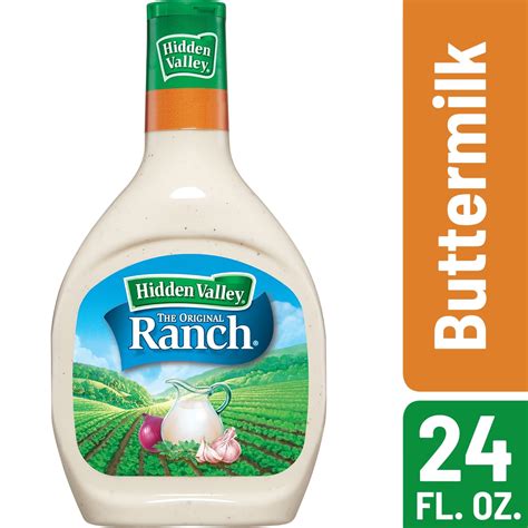 Hidden Valley Buttermilk Ranch Salad Dressing & Topping, Gluten Free ...