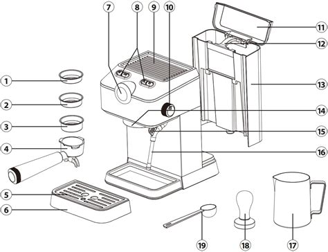 caso DESIGN 1820 Espresso Gourmet Coffee Machine Instruction Manual