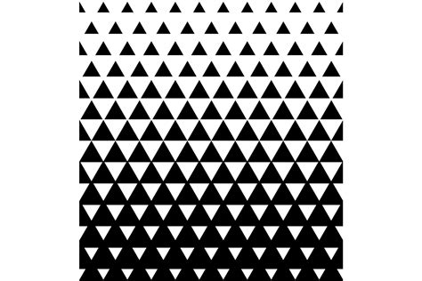 Halftone Triangular Pattern Vector. Abstract Transition Triangular ...