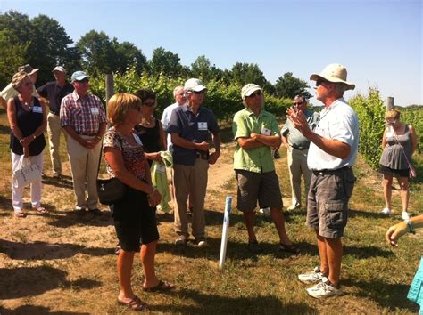 Sustainers-at-Brengman-Brothers-vineyard - The Leelanau Conservancy