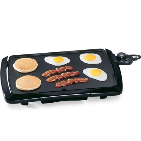 Presto Cool-Touch Electric Griddle, Nonstick Coating - Walmart.com ...