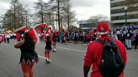 Abramson (Sci Academy) band Marching In the Krewe of Nefertiti parade 2020 - YouTube