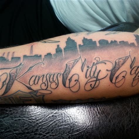 Kansas City Skyline Tattoo