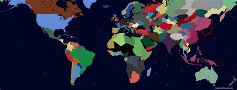 My best attempt at recreating the TNO map with Mapchart Hoi4 Vanilla ...