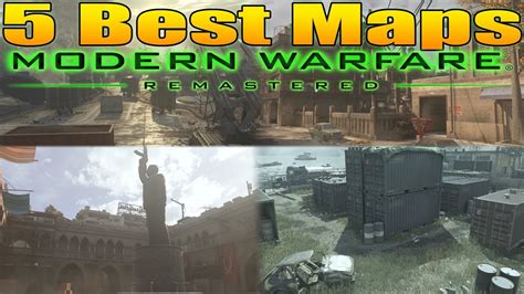 Top 5 Best Maps in Modern Warfare Remastered (Call of Duty MWR 5 Best Maps) - YouTube