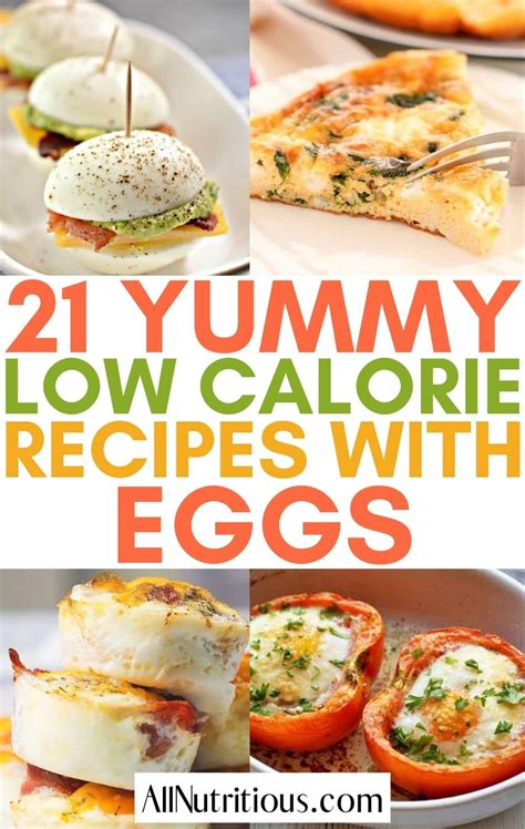 21 Low-Calorie Egg Recipes You're Going to Love - All Nutritious