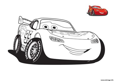 Coloriage Cars 3 Disney dessin