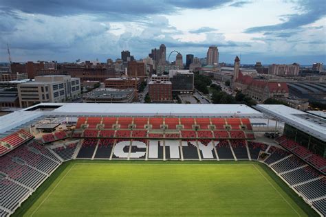 New Stadium for Major League Soccer's St. Louis CITY SC Hosts Inaugural ...