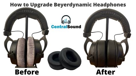 How to Replace Upgrade Ear Pad Cushions on Beyerdynamic Headphones DT 770 DT 990 DT 880 Pro ...