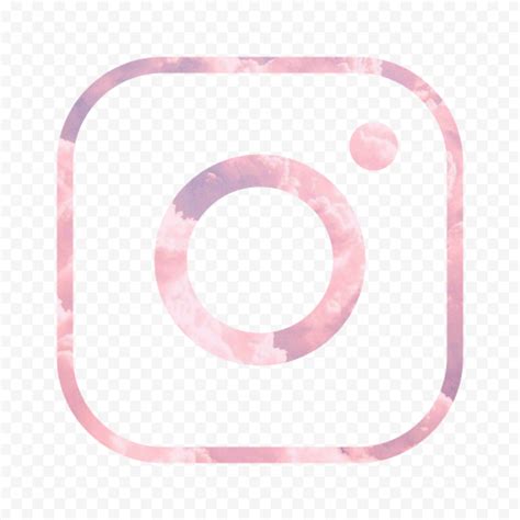 HD Pink Cloud Aesthetic Instagram IG Logo Icon PNG | Citypng