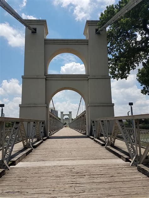 Then and Now: Completed in 1869, the Waco Suspension Bridge is now ...