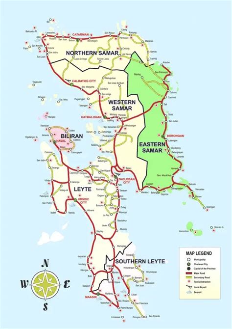 Eastern Visayas Map • Mapsof.net