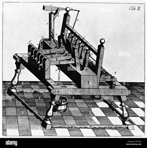 PAPER-STAMP MACHINE, c1770. /nHand-driven paper stamper used by Jacob ...