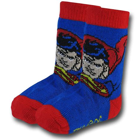 Superman Super Strength Infant Socks 6-Pack