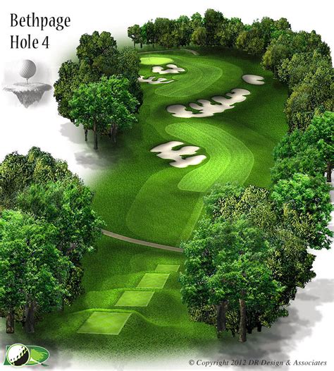 Golf Course Hole Graphics on Behance