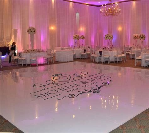 Wedding Dance Floor Decal Wedding Floor Monogram Vinyl Floor