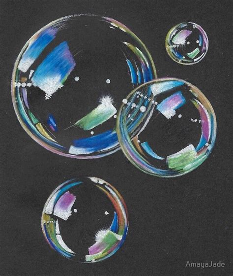 Bubbles Original Colored Pencil by Amaya Jade • Millions of unique ...