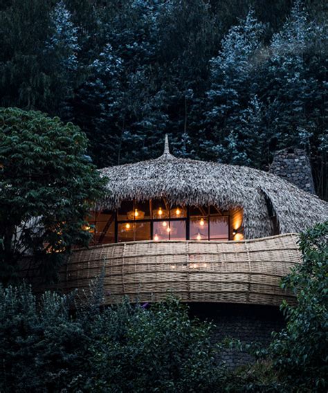 wilderness safaris opens six luxury villas in rwanda with thatched roofs