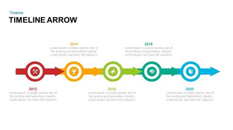 Arrow Timeline And Planning Template For Powerpoint And Keynote | Images and Photos finder