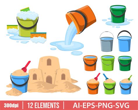 Sand Bucket Clipart