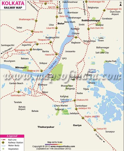 Kolkata Railway Map | Map, Railway, Kolkata