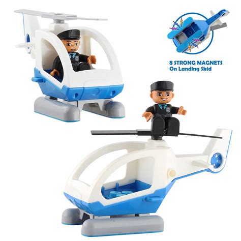 Buy Flying Helicopter Toy Set with Magnets â man Toys Add on Sets for ...