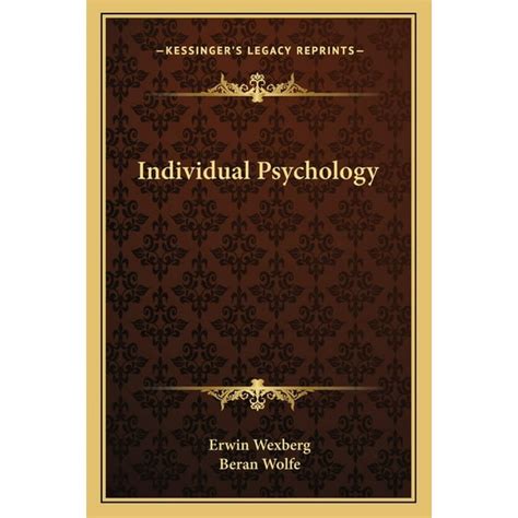 Individual Psychology - Walmart.com - Walmart.com