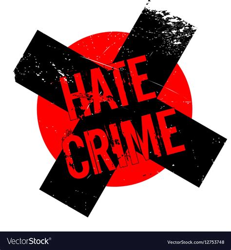 Hate Crime rubber stamp Royalty Free Vector Image