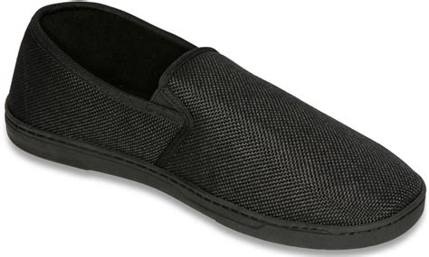 DeluxeComfort.com Deluxe Comfort Mens Memory Foam Slipper, Size 9-10 - Suede Vamp Checkered ...