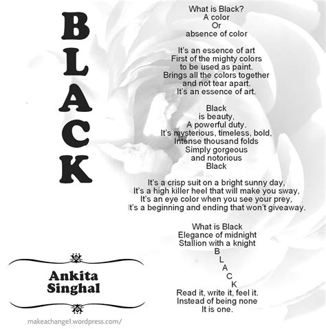 black poem – Make a Change