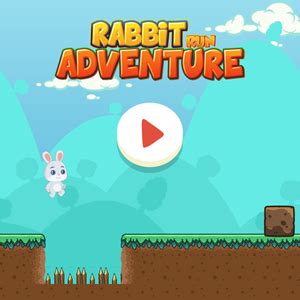 🕹️ Play Rabbit Run Adventure Game: Free Online Easter Bunny Running Video Game for Kids & Adults