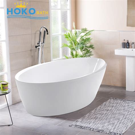 Freestanding Corner Tub Bath Small Square Bathtub Solid Surface Simple ...