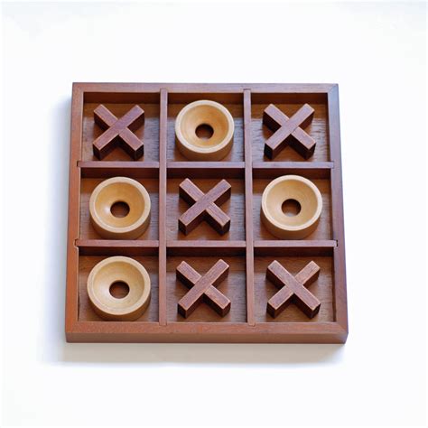 WE Games Tic-tac-toe Wooden Board Game – Wood Expressions