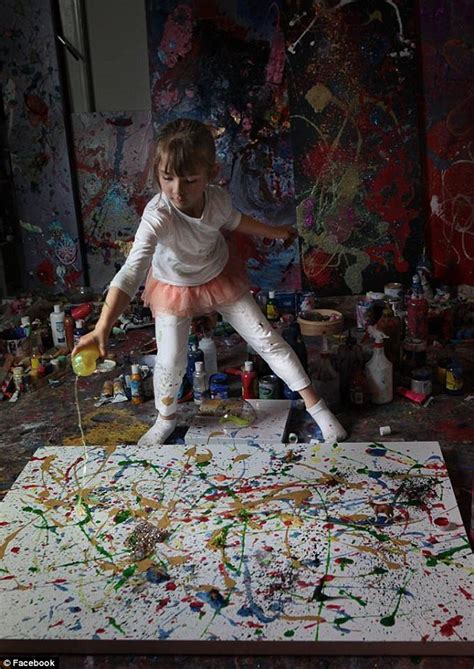 Child art prodigy Aelita Andre opens solo show in famed Russian Academy of Fine Arts Museum ...