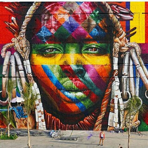 Todos Somos um by Eduardo Kobra @kobrastreetart in Rio De Janeiro | Murals street art, Street ...