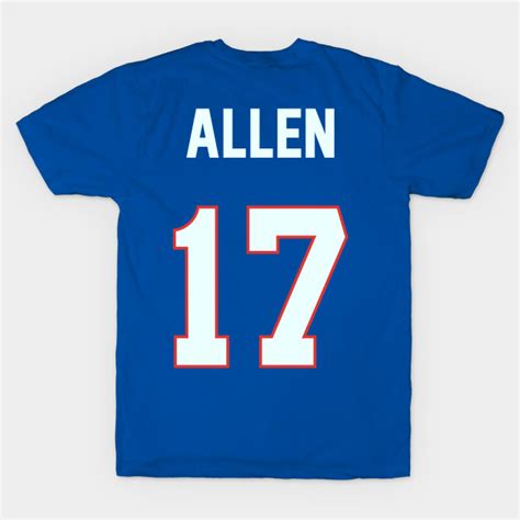 Josh Allen QB #17 - Josh Allen - T-Shirt | TeePublic