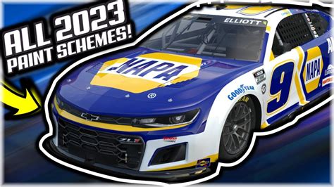 ALL 2023 NASCAR PAINT SCHEMES!!! (*JANUARY*) | UPDATED - YouTube