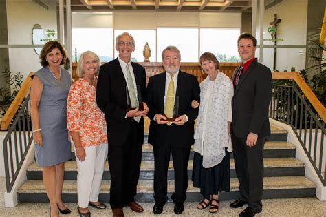 Notre Dame presents alumni awards to Paul Lombardo and George Valadie | East Tennessee Catholic