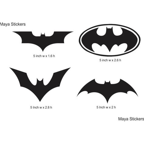 Batman vinyl sticker and decals for cars, bikes, laptop