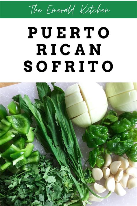 Puerto Rican Sofrito | Sofrito, Sofrito recipe, Boricua recipes