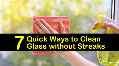 7 Quick Ways to Clean Glass without Streaks