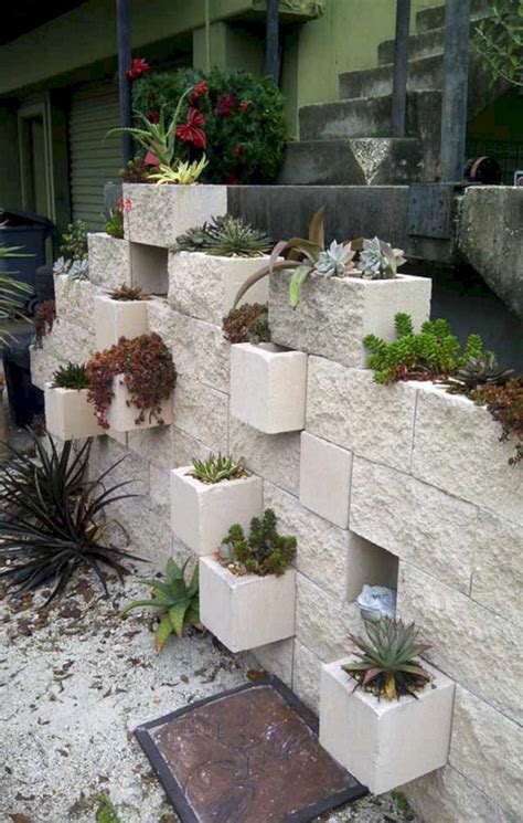 28+ Brilliant And Beautiful Cinder Block Ideas For Your Home Yard - Page 8 of 29