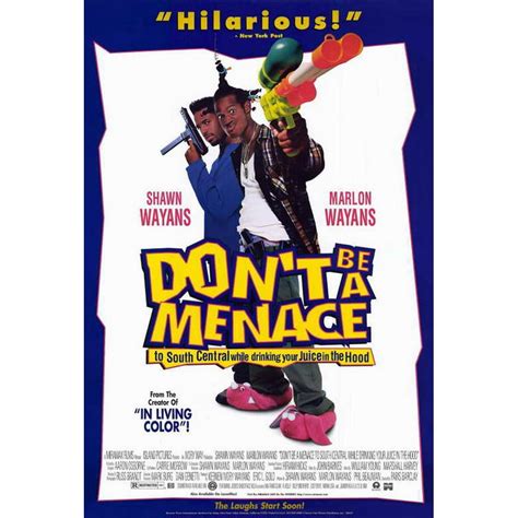 Don't Be a Menace to South Central While Drinking Your Juice in the Hood Movie POSTER 27" x 40 ...