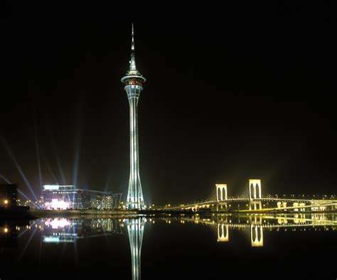 Macau Tower Night View, Macau Attractions, Travel Photos of Macau Tower ...