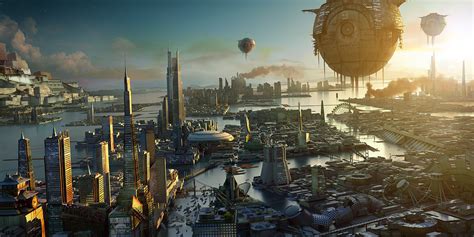 Sci Fi City 3D Model MAX | CGTrader.com