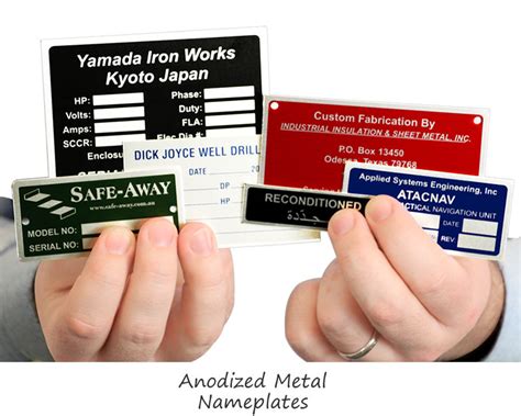 Metal Labels | Quick Delivery & Free Shipping