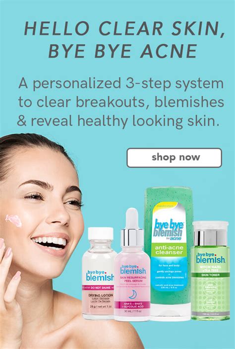 Bye Bye Blemish Hello Clear Skin Value Set SkinCare Treatment Regimen ...